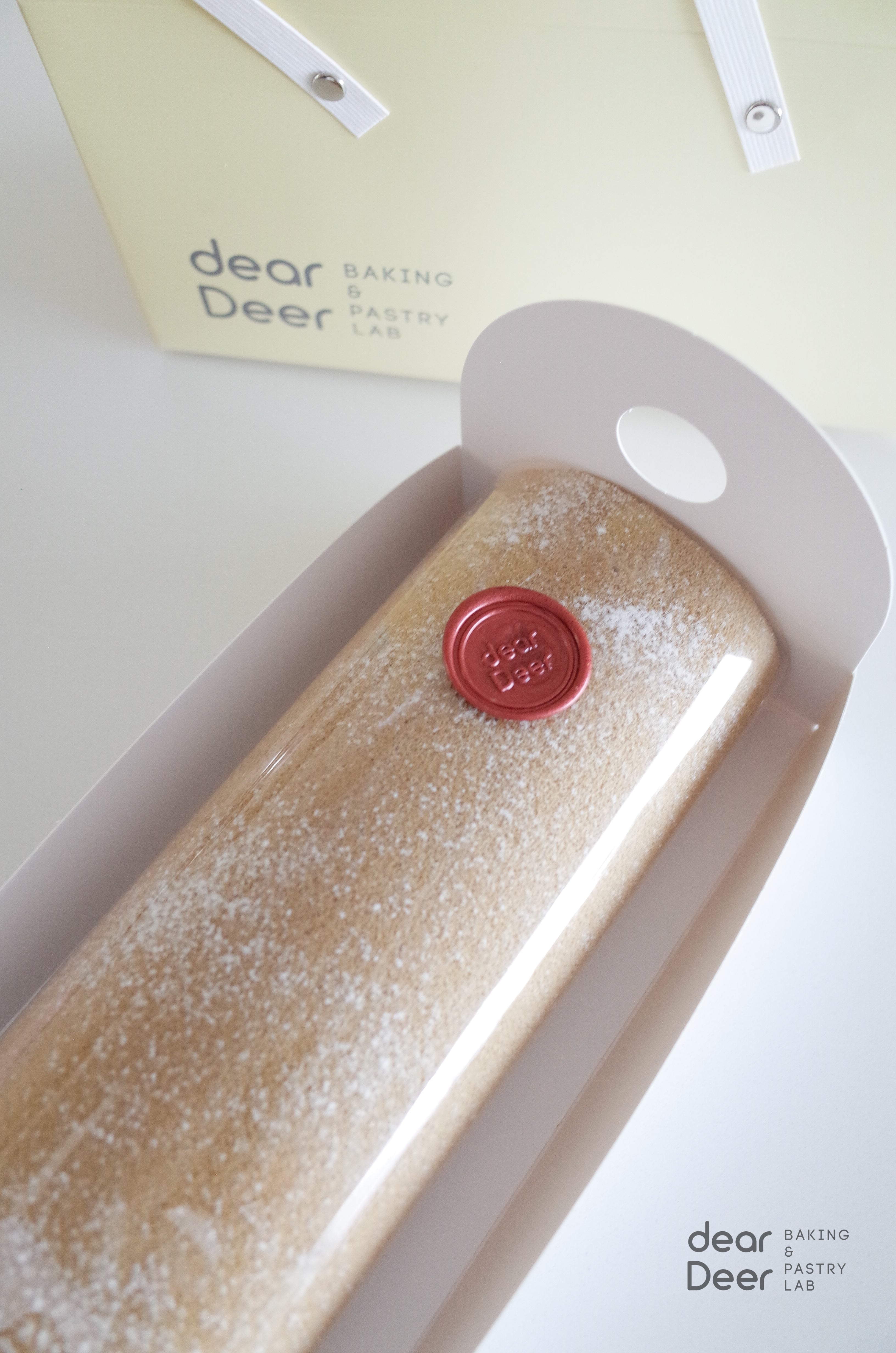 Salted Caramel Hazelnut Roll (whole roll) dearDeer Baking and Pastry Lab
