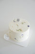 Simple Flower Cream Cake