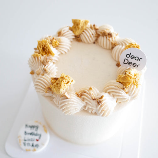 Salted Caramel Cream Cake dearDeer Baking and Pastry Lab